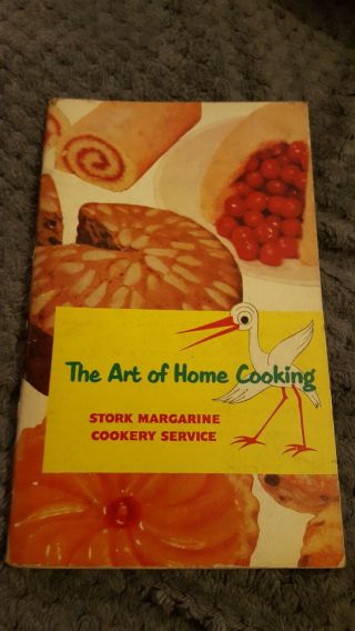 Vintage Retro The Art Of Home Cooking Stork Margarine Cookery Recipe Book 1954