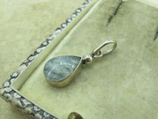 Vintage Sterling Silver 925 & Gem Drop Pendant