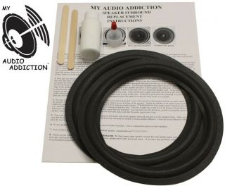 Speaker Foam Surround Repair Kit For Jensen 1,  2,  6,  7,  20,  200,  Ls2,  Ls2b 8 "