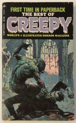 The Best Of Creepy Edited By James Warren (vampirella) Vtg 1971 Tempo Paperback