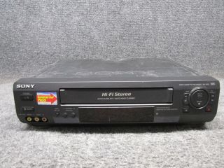 Sony Slv - N50 Hi - Fi Stereo 19 Micron Head Vhs Video Cassette Player