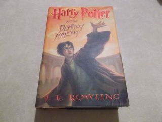 Harry Potter And The Deathly Hallows Book Hardcover Dj First Usa Edition 2007