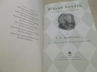 Harry Potter and The Deathly Hallows Book Hardcover DJ First USA Edition 2007 3