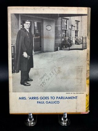 Mrs.  ' Arris Goes to Parliament Paul Gallico Arris HC DC VG 2