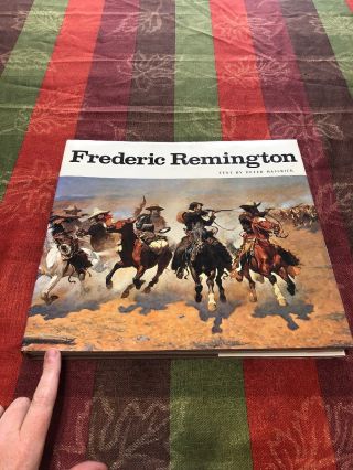Vintage 1973 Frederic Remington Hardcover Book Paintings Drawings And Sculptures