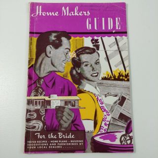 Home Makers Guide For The Bride Vintage Booklet Recipes Cook Portland Or