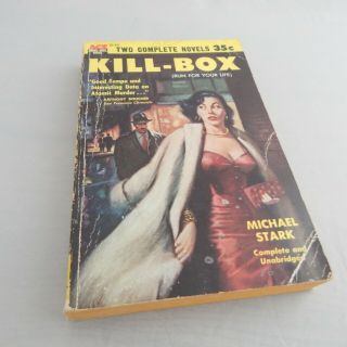 Ace Double Novels Hard Crime Pulp Fiction Vintage 1954 Kill Box Tobacco Murders