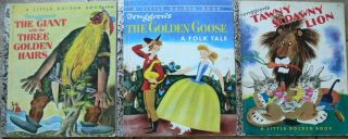 3 Vintage Little Golden Books Tenggren 