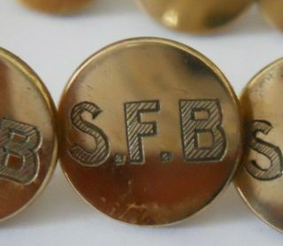 Vintage Hunting Buttons Set Of 6 Storrington Foot Beagles 18 mm maker Pitt & Co 2