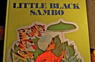 Vintage 1976 Little Black Sambo Book Helen Bannerman A Golden Book 2