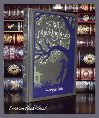 To Kill A Mockingbird By Harper Lee Leather Bound Collectible Gift