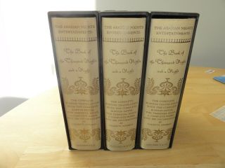 1962 - The Book Of A Thousand Nights & Slipcase,  Heritage Press,  Complete 1 - 6