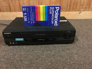 Sony Slv - N55 Vcr Vhs Tape Recorder Fully Great