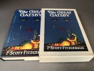 1953 F.  Scott Fitzgerald The Great Gatsby Facsmile First Edition Library Dj,  Sc
