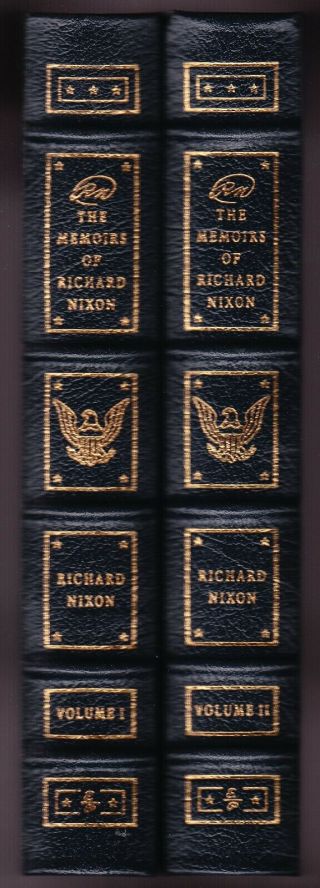 The Memoirs Of Richard Nixon,  2 Volumes - Easton Press Leather Bound