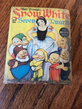 Disney 1938 Snow White & The Seven Dwarfs The Big Little Book 1460