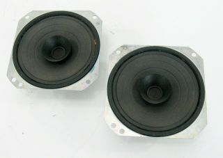 Rca Vintage 4 " Full Range Speakers Whizzer Cones Alnico 4 Ohms