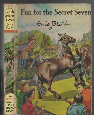 Vintage Enid Blyton Secret Seven 15: Fun For The Secret Seven (hcdj; 1969)