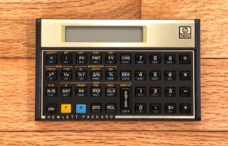Hewlett - Packard Hp 12c Financial Calculator Vintage - &