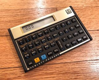Hewlett - Packard HP 12C Financial Calculator Vintage - & 2