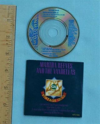 Martha & The Vandellas: Motown Vintage Gold Cd3 - Mini Cd 3 Inch Disc Three Inch
