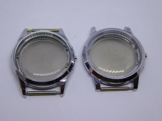 2 X Vintage Old Stock Stainless Steel Gent 