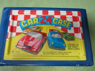 Vintage Tara Toys 24 - Car Diecast Car Case,  Guc,  Matchbox,  Hotwheels
