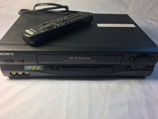 Sony Slv - N55 Vhs Vcr With Remote