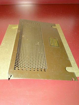 Western Electric 100f Loudspeaking Set Amplifier Metal Back Cover
