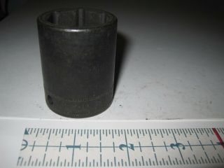 Vintage Snap On Imm290 1/2 " Drive 6 Point Metric 29mm Shallow Impact Socket