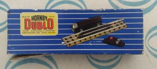 Vintage Hornby Dublo Electric Uncoupling Rail With Switch
