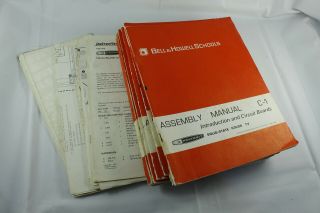 Complete Set of 7 Assembly & Troubleshooting Manuals for a Heathkit GR - 900 TV 3