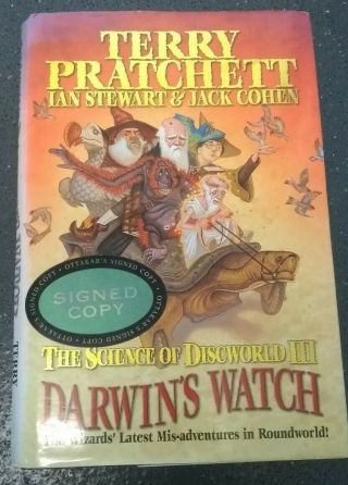 Signed - Terry Pratchett Book - Darwin 