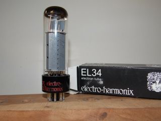 Electro - Harmonix El34 Nos Vacuum Tube Real World Voltage And Guaranteed
