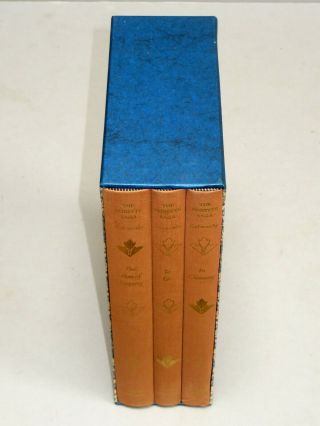 The Forsyte Saga - John Galsworthy (folio Society 1984) Vg Box Set Illustrated