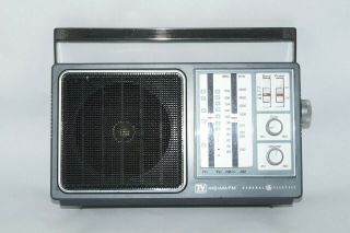 Vintage Radio Ge General Electric Tv/wb/am/fm 4 Band Receiver Mod.  7 - 2945a