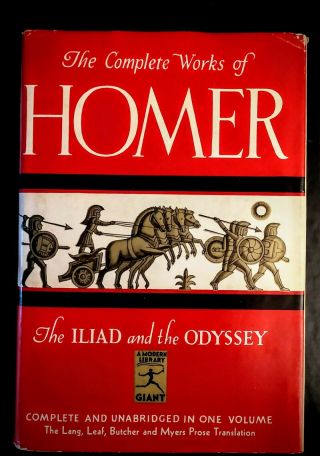 The Iliad And The Odyssey,  The Complete Of Homer Modern Libarary Edition