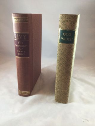 Vintage Heritage Press Livy The History Of Early Rome And Quo Vadis? 3