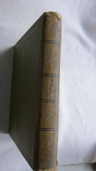 Old Book Milton ' s Paradise Lost Illustrated by Gustave Dore Early 1900 ' s FC 2