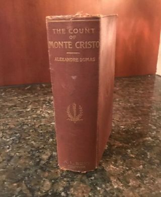 Alexandre Dumas The Count Of Monte Cristo 1st Printing