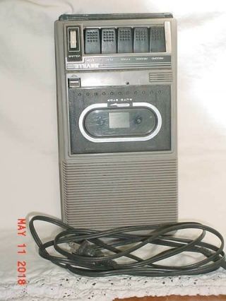 Seville Portable Tape Cassette Recorder With Cord,  Batteries Power No Play