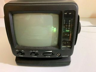 Mini Tv,  5 " Portable B&w Tv Spectra 52 - Bw