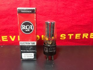 Rca Type 80 Rectifier Tubes Nos Black Plate [] Getter Strong