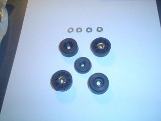 4x Black Thermoplastic Feet For Quad 405 405 - 2 Power Amplifier Made In Usa