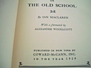 A Doctor Of The Old School Hardback Ian Maclaren 1929 Alexander Woollcott 4