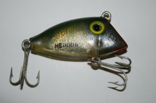 Vintage Chico - Pico Heddon Fishing Lure 2” Red/green/silver