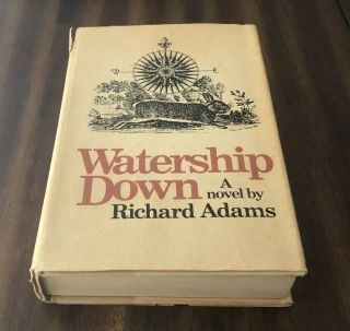 Watership Down by Richard Adams (1972,  Hardcover) 1st Print/First Edition 4