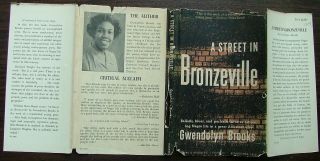A Street In Bronzeville By Gwendolyn Brooks 3rd Printing In Dj 1945
