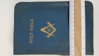 1940 The Holy Bible The Great Light In Masonry Masonic Edition A J Holman