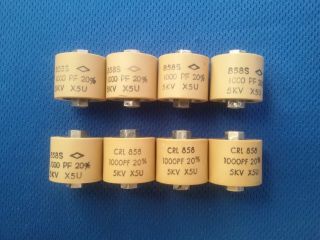 Rf Hv Ceramic Doorknob Capacitor Crl 1000pf 5000v 5kv Made In Usa